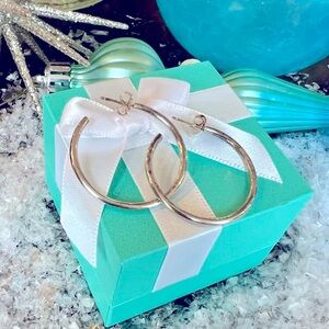 Tiffany Silver Hoop Earrings